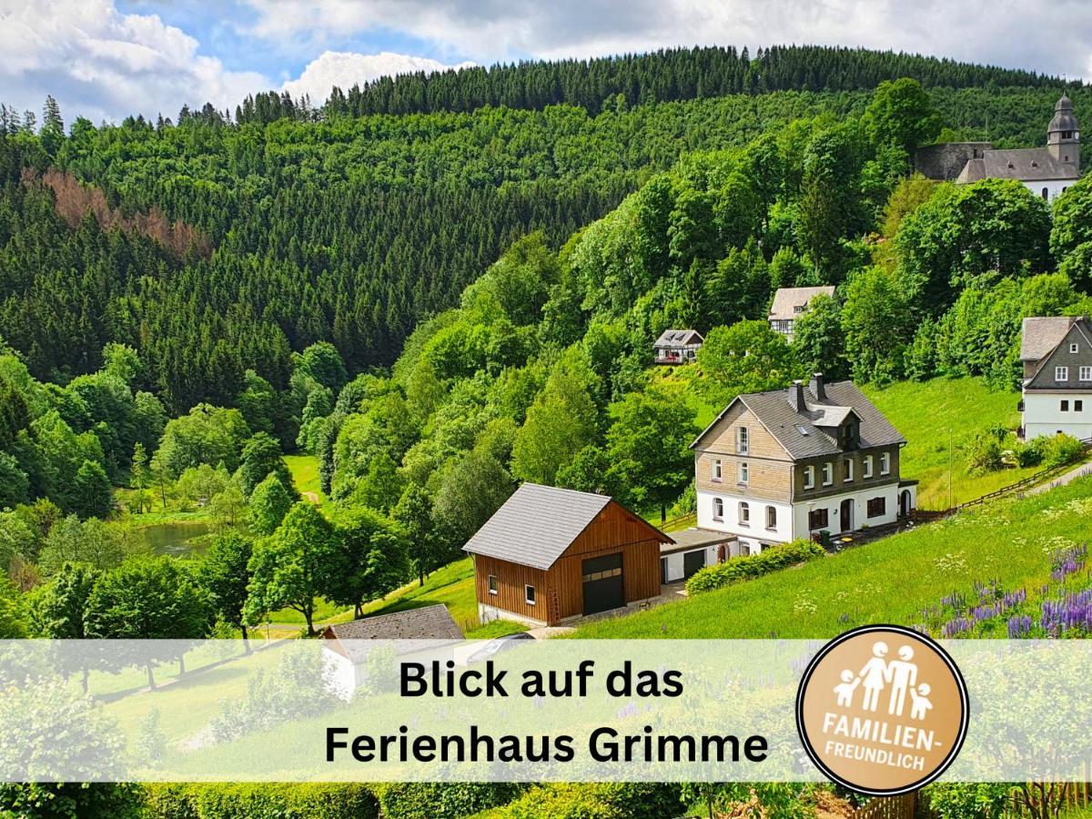 Ferienhaus Grimme - 350M2, 18 Betten - Mit Indoorspielplatz, Pool, Grosser Terrasse, Grill, Sauna, Kicker, Dart, Uvm - Ideal Fuer Familien Schmallenberg Exterior foto